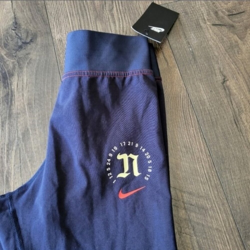 Nike Tight Fit Leggings Women Small CI3376 451 Blue NWT 122025 - Picture 2 of 5